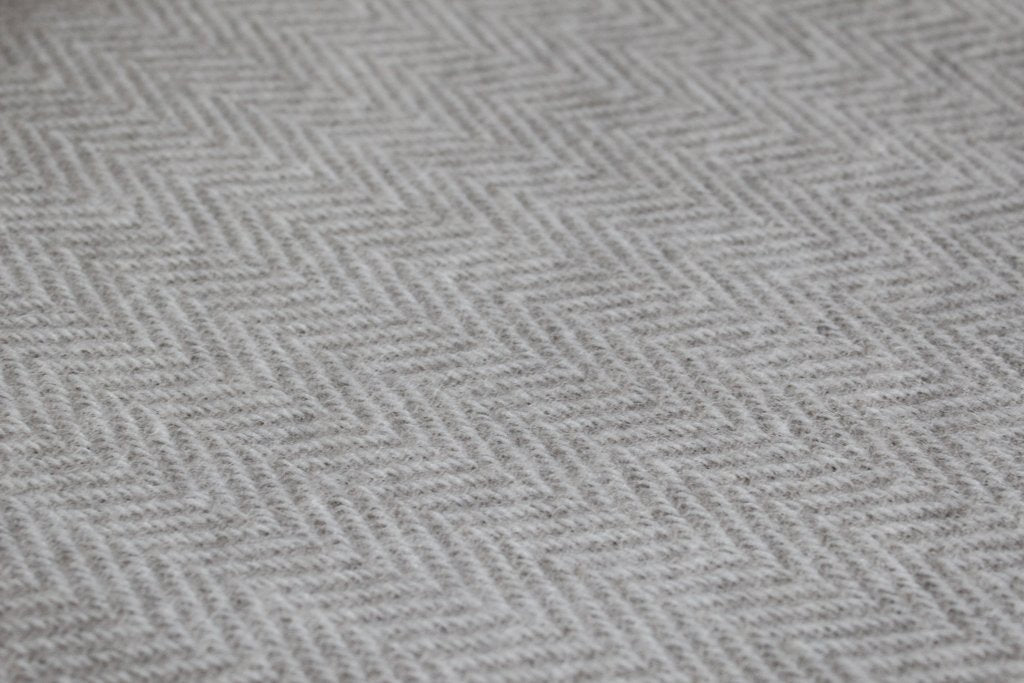 plain herringbone LUXURY LAMBSWOOL BLANKETS
