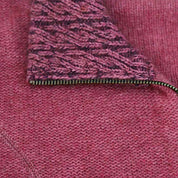 KORU MERINO POSSUM 2 tone zip CARDIGAN