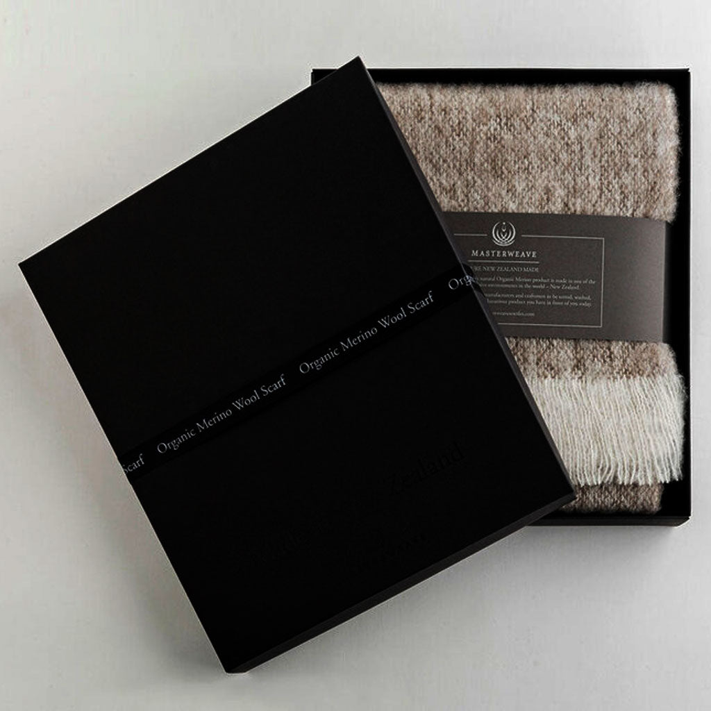 organic MERINO SCARVES