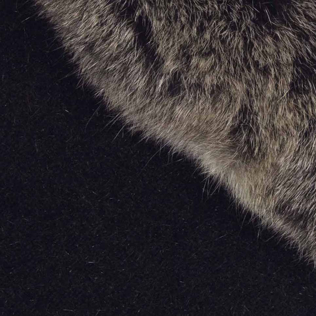 KORU MERINO POSSUM fur trim BEANIE