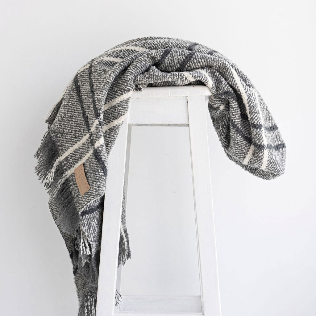 WOOL TWILL THROWS