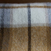 large twill check LUXURY LAMBSWOOL BLANKETS